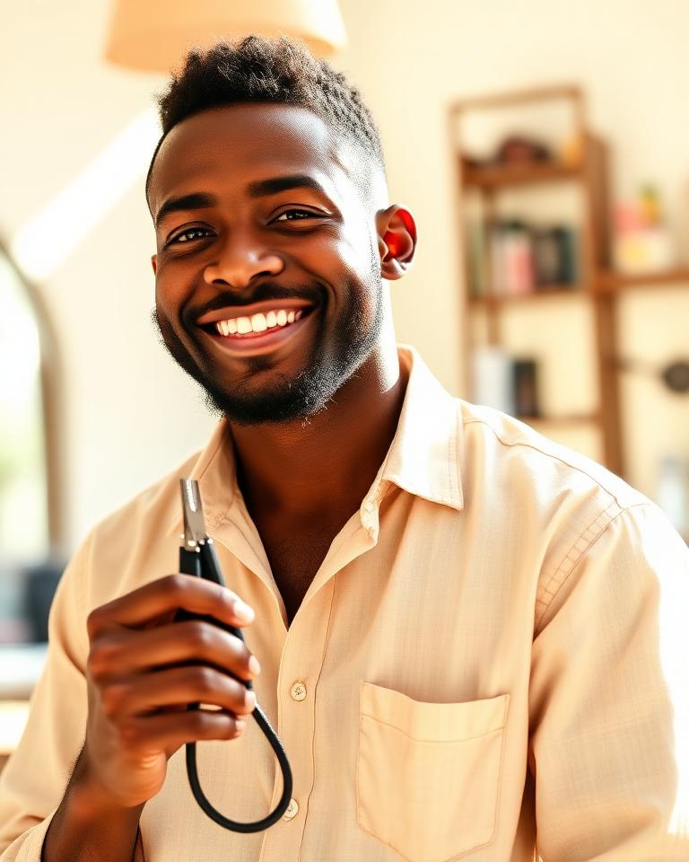 Marcus, barber at Greatest Cuts