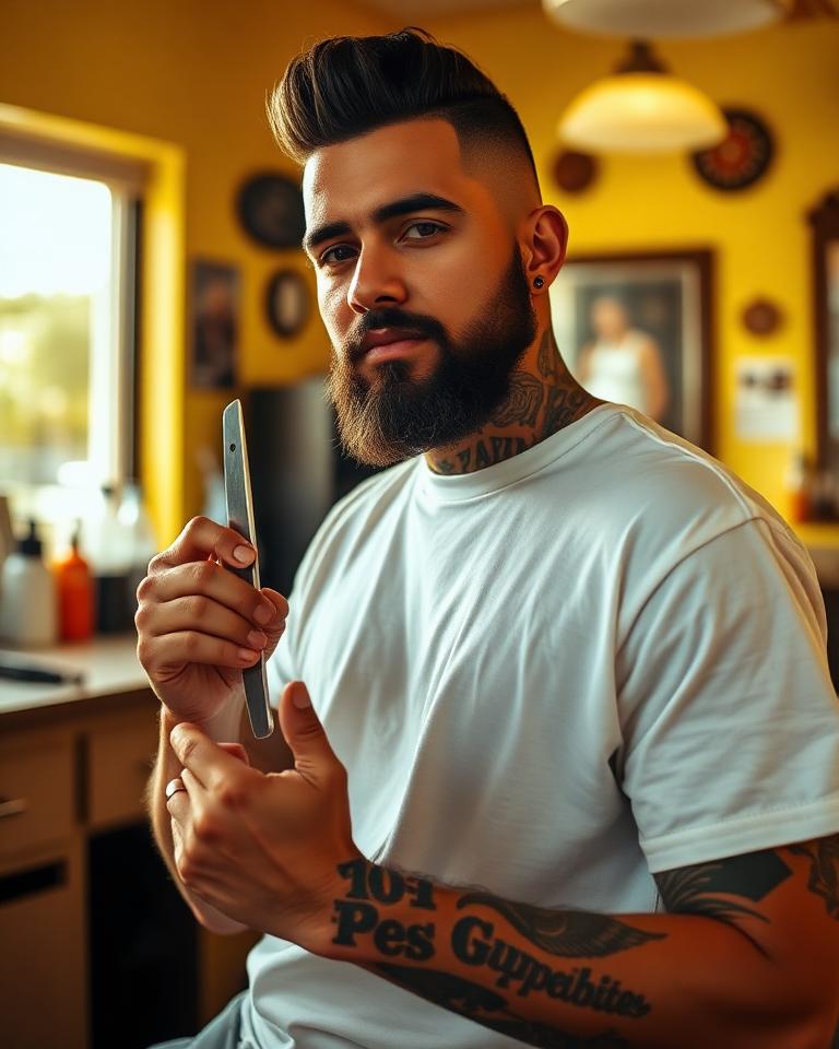 Diego, barber at Greatest Cuts