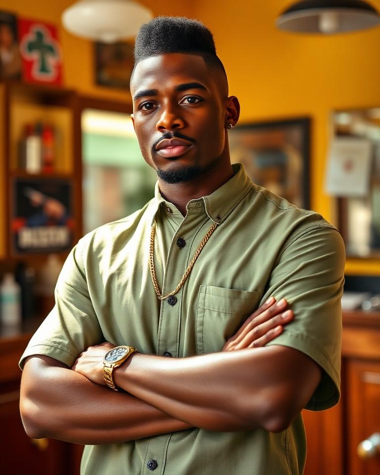 Andre, barber at Greatest Cuts